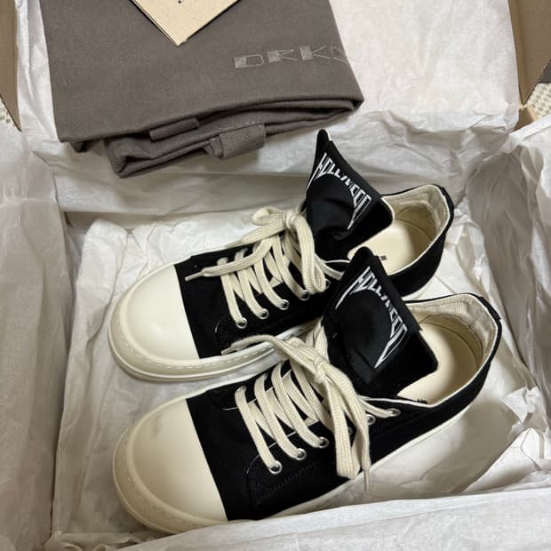 릭오웬스 다크쉐도우 할리우드 로우 스니커즈 (37)