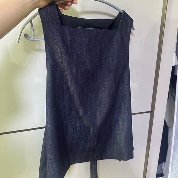 에핑글러 타이블라우스 데님