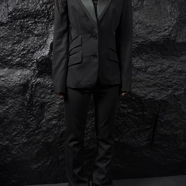 D&G Dolce & Gabbana Satin Tuxedo Set up