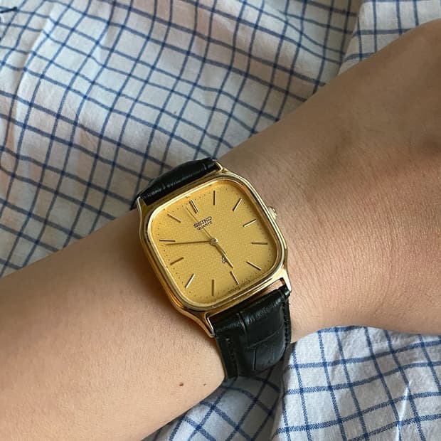 Seiko 세이코 골드 쿼츠