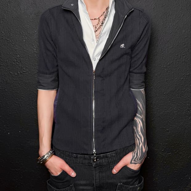 BUFFALOBOBS - Layered Zip-Up Shirt