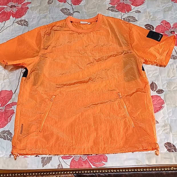 골든베어 얇은바람막이 골프반팔 실측105 가슴58 기장70