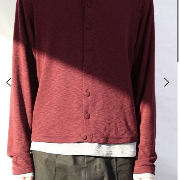 Les 가디건 버건디 1사이즈