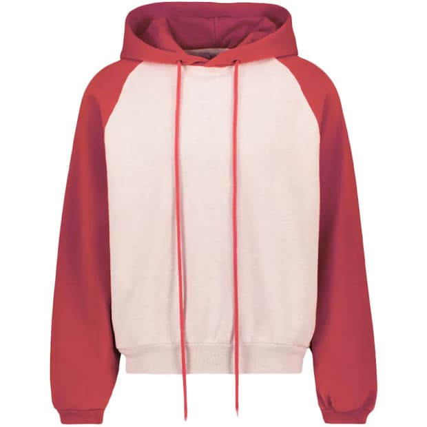 Erl red raglan hood