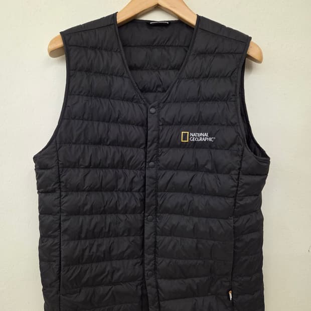 내셔널지오그래픽 구스다운조끼