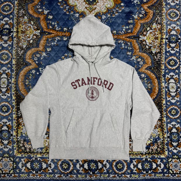 빈티지 00s 챔피온 리버스위브 라이트그레이 스웻후드