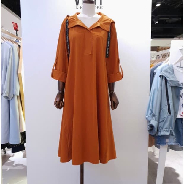 VISIT 비지트인뉴욕 후드롱원피스