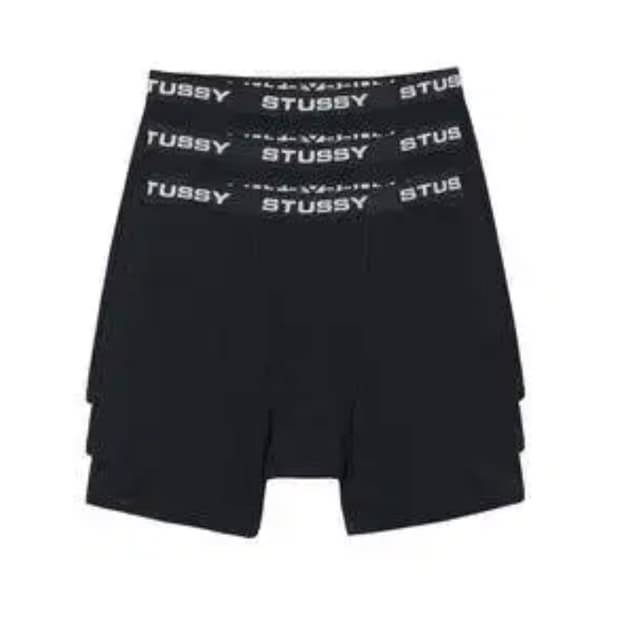 (정품/새상품) 스투시 팬티 블랙 1장