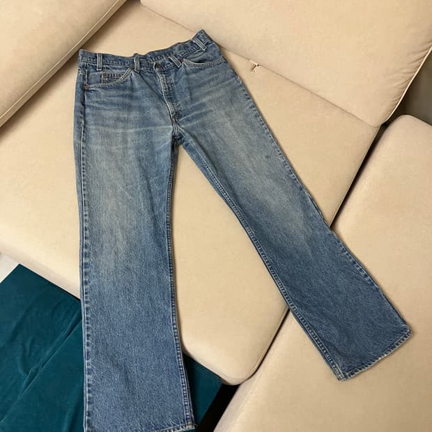 80s Levi’s 517 orange tab (made in USA)