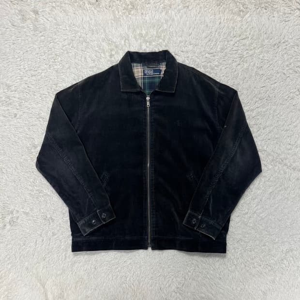 폴로 00‘s 코듀로이 블루종