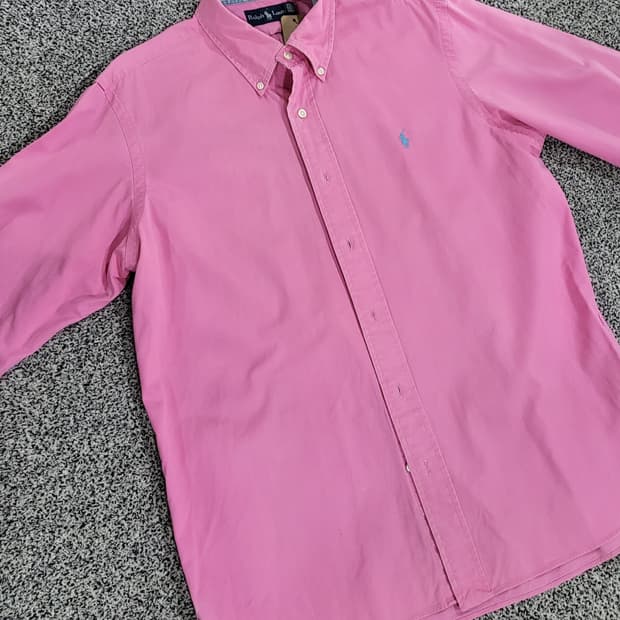 폴로 랄프로렌 핑크 셔츠
