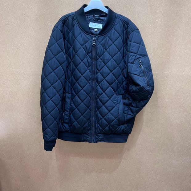 캘빈클라인 퀼팅 집업 자켓