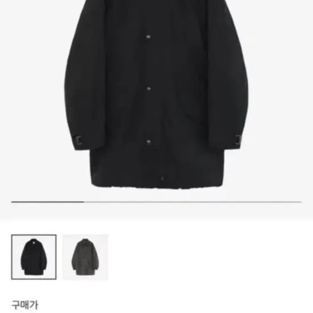 3)폴리테루 hvc미드파카 블랙