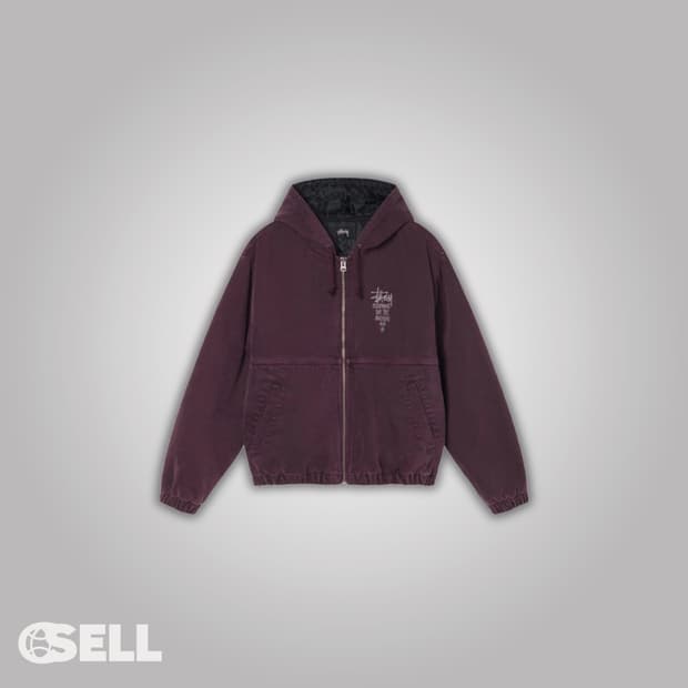 스투시 캔버스 인슐레이티드 워크 자켓