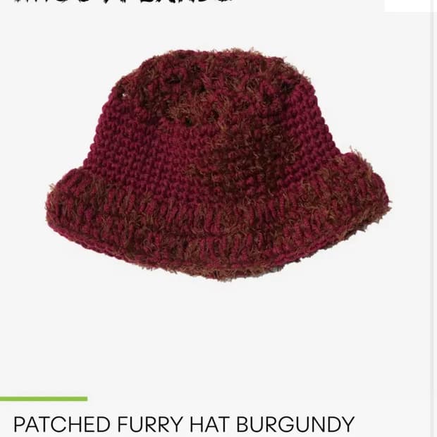 Misuabarbe 미수아바흐브 패치 버킷햇 모자