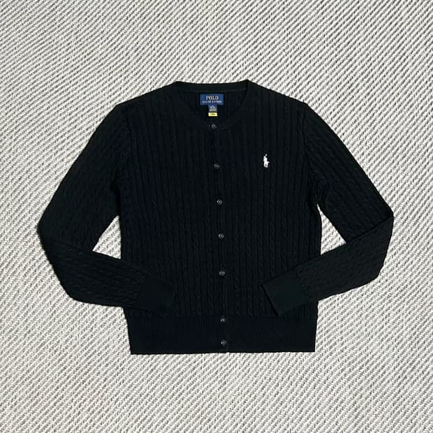 [XXS] Polo 폴로 랄프로렌 우먼즈 케이블 니트 가디건