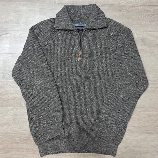 [95] 시리즈 series; 수입 원사 반집업 풀오버 니트