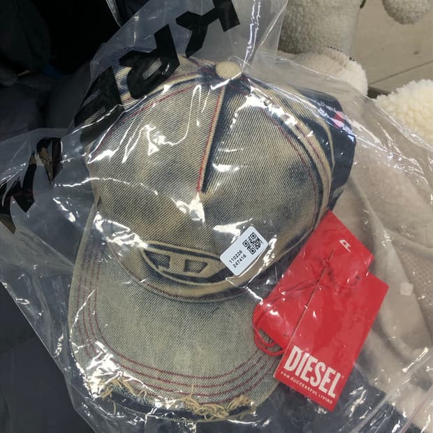 디젤 세이몬 데미지 볼캡 모자