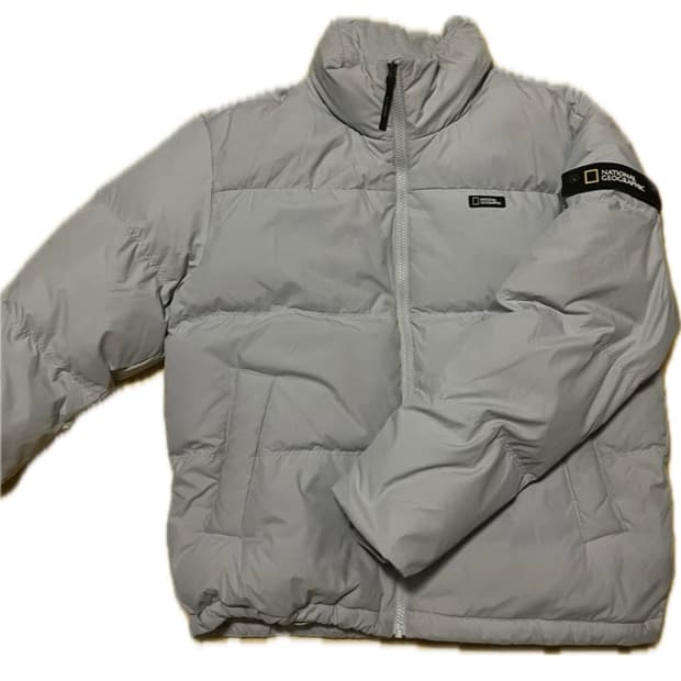 내셔널지오그래픽 그레이 패딩 백화점 m사이즈