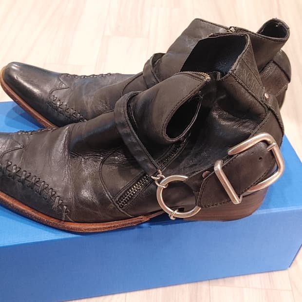 훕데두 앵클 부츠 41