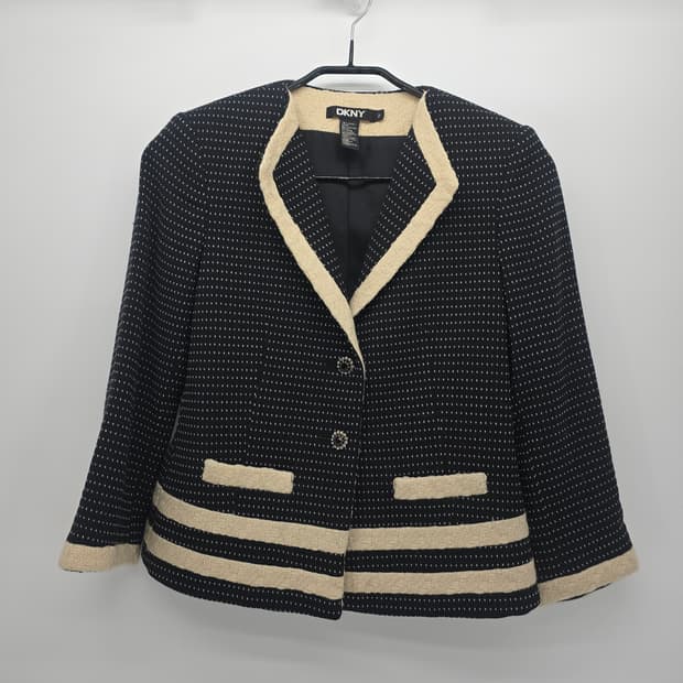 DKNY 울 트위드 자켓 XS