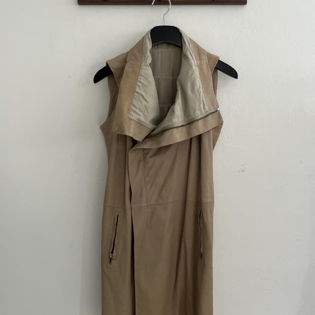 릭오웬스 레더 자켓