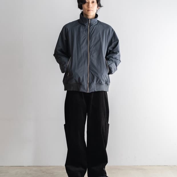 Uru tokyo 우루 도쿄 나일론 플리스 집업 블루종