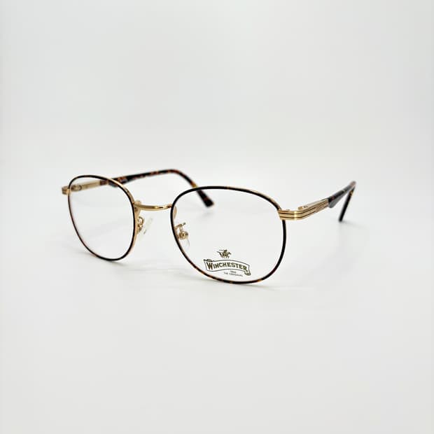 WINCHESTER 호피 사각 골드 메탈테 S