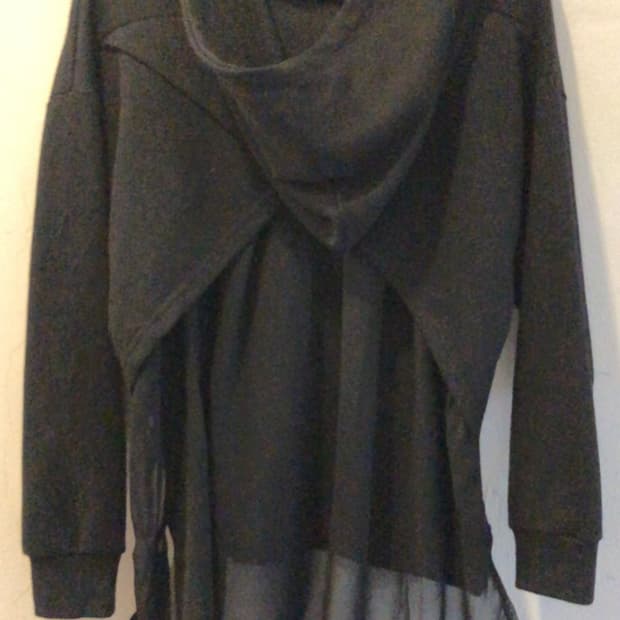 시스루 후드집업