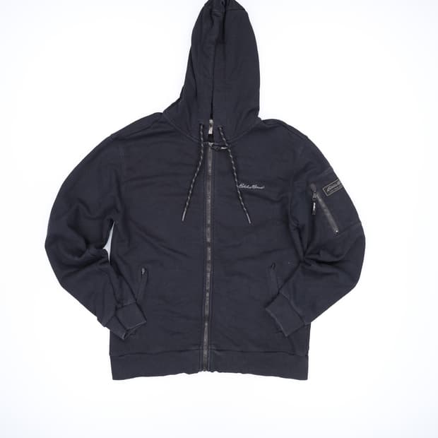 XL 에디바우어 블랙 후드집업 0427H1