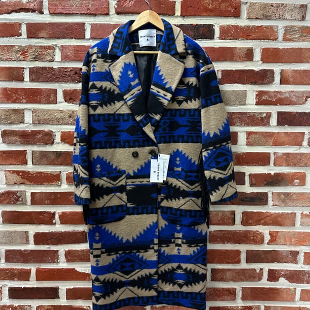 (IT40)프론트스트리트8 나바호 울 코트