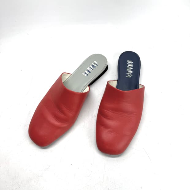 235) Camper 캠퍼 트윈스 레드 뮬 슬리퍼