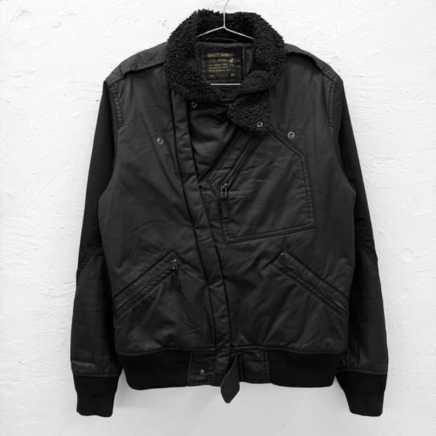 kiminori Morishita X uq 코팅 봄버 자켓