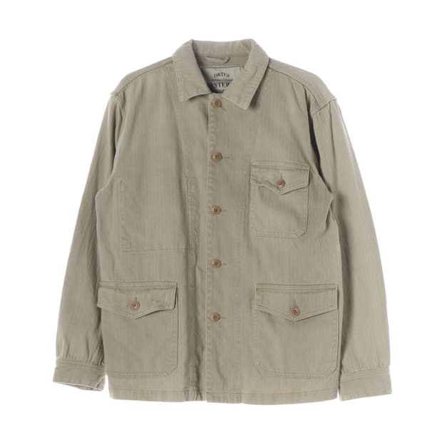 바스터즈 카키 코튼 멀티포켓 초어 자켓 L