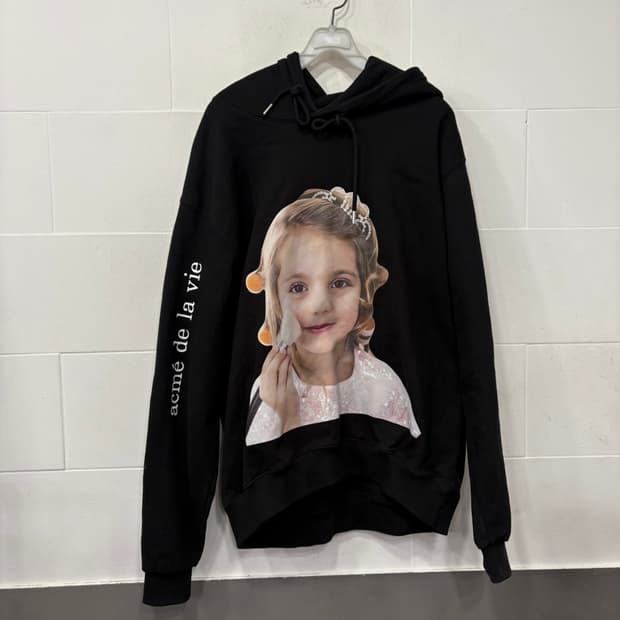 ADLV 프린팅 후드티