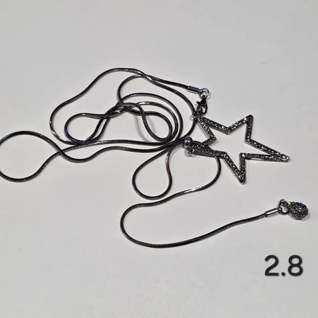 빈티지 별 타이 목걸이