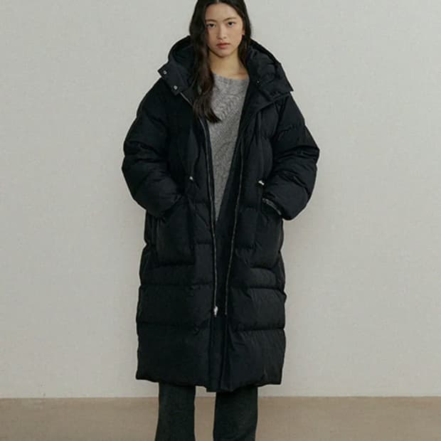 [실착1] 링서울 리버시블 구스다운 롱패딩