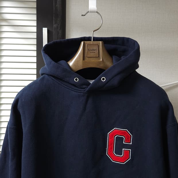 M ) 커버낫 C로고 후드티 네이비