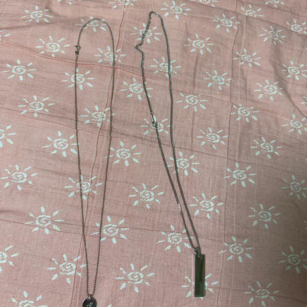 은목걸이 2개 새상품급 일괄판매