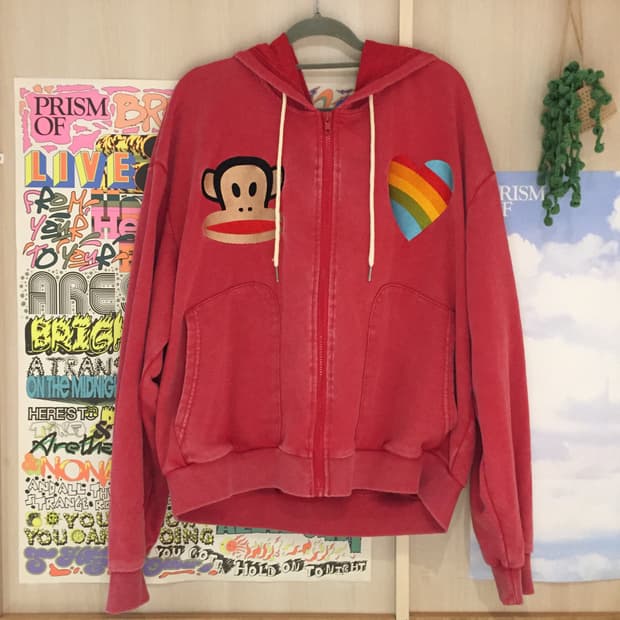 Romwe men & Paul Frank 후드티 L