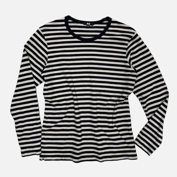 vintage uniqlo stripe t-shirt