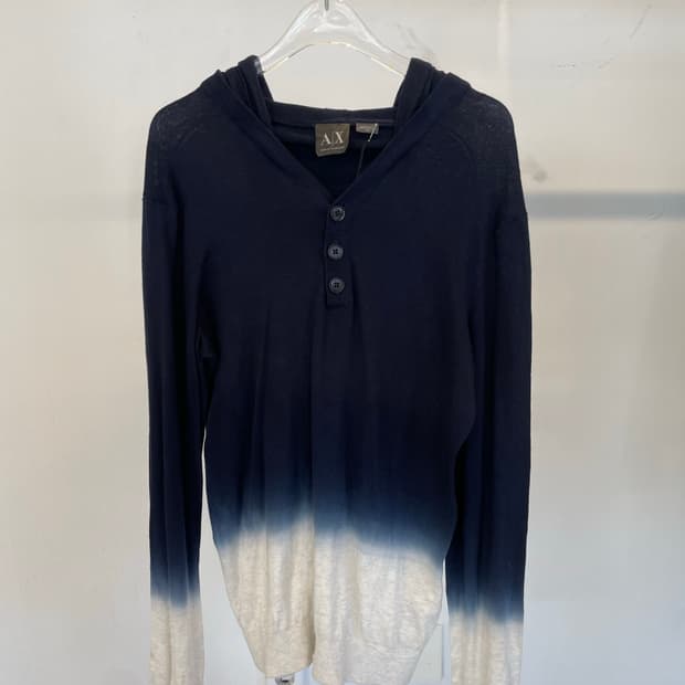 Armani exchange hood knit