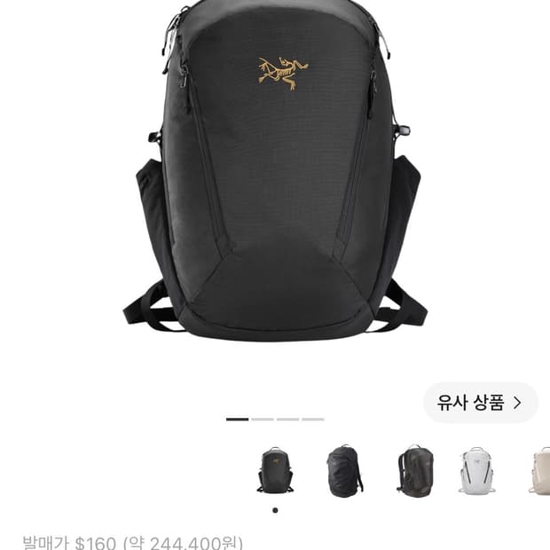아크테릭스 맨티스 26 백팩 블랙