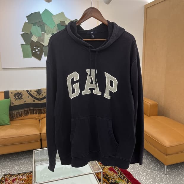 갭 GAP 빅로고 약기모 후드티 105 C05601