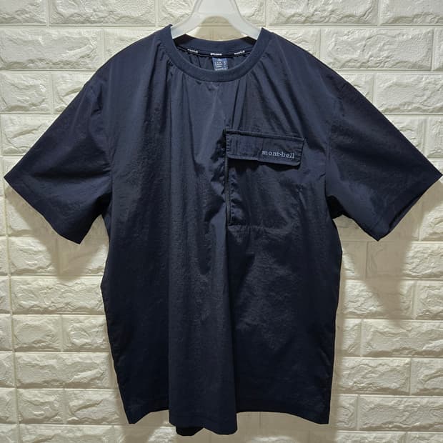 거의새것/ 몽벨 유니 엑티브 우븐 포켓 반팔티 100