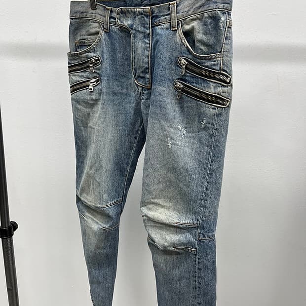 32) 발망 이태리 지퍼 바이커진 