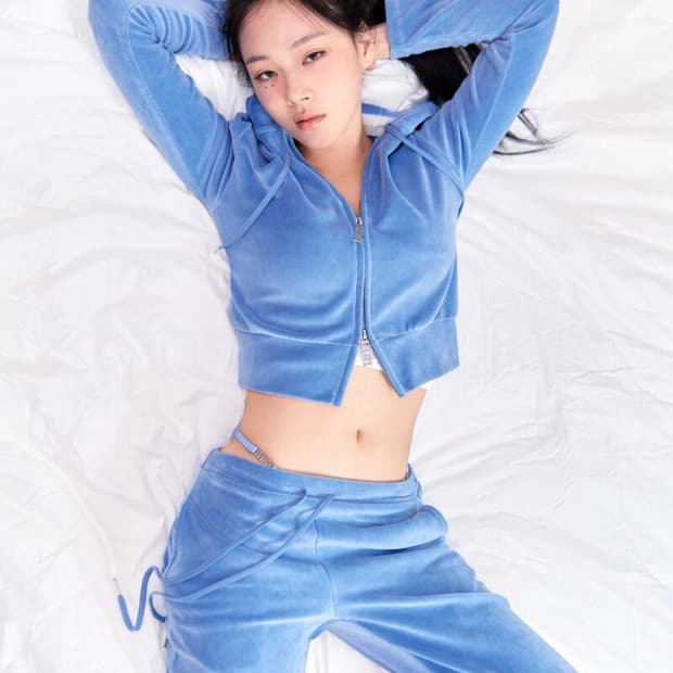 2000아카이브 비비 AFL VELOUR 트랙팬츠, 후드집업 세트