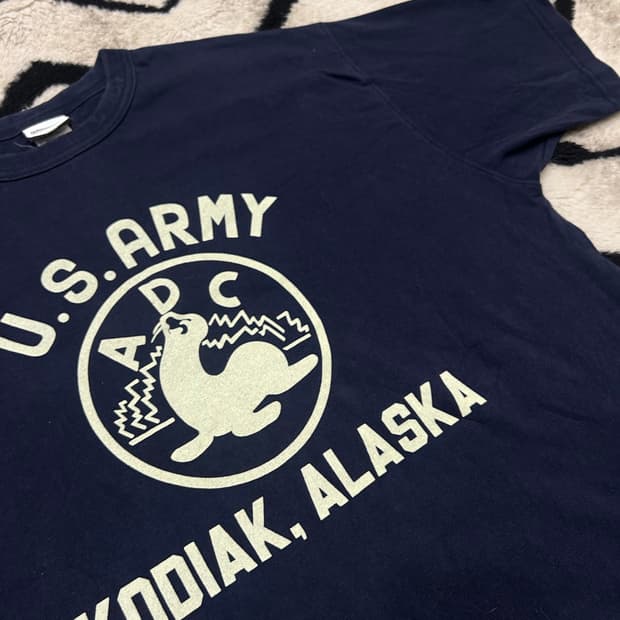 [L]아웃스탠딩 U.S Army 반팔/네이비