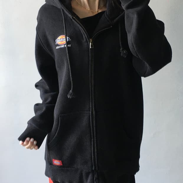 디키즈 가슴로고  후드집업