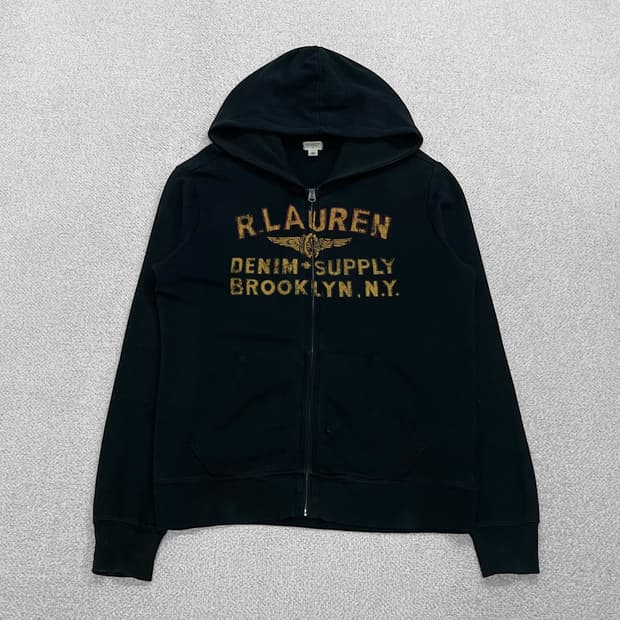 랄프로렌 데님앤서플라이 브루클린 후드집업 블랙